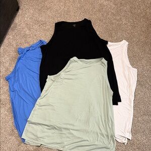 Old Navy Active Workout Tank Top Bundle (4) | Athletic Gym Tops | Athleisure